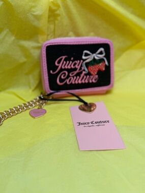 Juicy Couture Retro Strawberry Wristlet, NWT